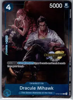 Dracule Mihawk (CS 2023 Celebration Pack) ST03-005 - One Piece Card - NM - Image 1