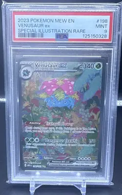 Venusaur Ex 198/165 Special Illustration Rare Pokemon Card PSA 9 MINT - Image 1