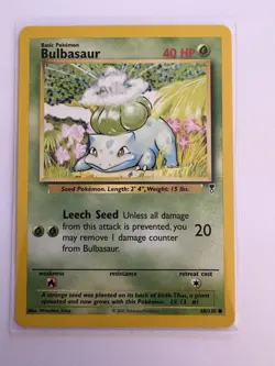 Vintage Bulbasaur and Ivysaur Pokemon TCG Card Lot (6) Legendary, Base Set 2 + - Image 2