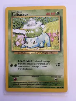 Vintage Bulbasaur and Ivysaur Pokemon TCG Card Lot (6) Legendary, Base Set 2 + - Image 4