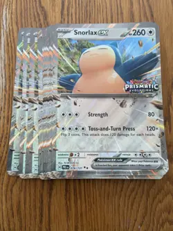 Pokemon *JUMBO* Card Lot Of 20 Snorlax ex Stamped Oversized Cards - Image 1