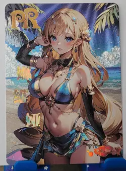 Navia Genshin Impact Goddess Story Flower Girl PR Card PR-06 Waifu Anime - Image 2