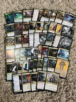Magic the Gathering 50 Multicolor Rare Card Lot - Image 1