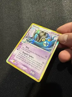 Pokemon TCG Omastar Delta Species EX Holon Phantoms Holo Rare Card 13/110 - Image 3