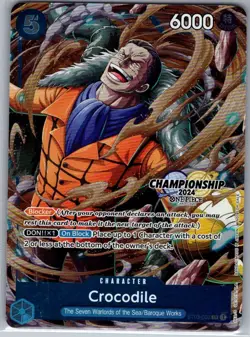Crocodile (CS 2024 Celebration Pack) ST03-003 English - One Piece Card - NM - Image 1