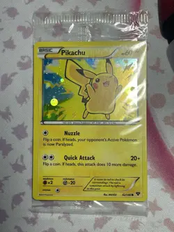 Pokemon Card - Pikachu XY 42/146 - Holo - Movie Promo - Factory Sealed - Image 2