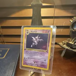 Pokemon Haunter Base Set Uncommon 50 HP English Card 6/62 1999 first edition - Image 1