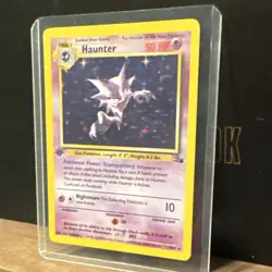 Pokemon Haunter Base Set Uncommon 50 HP English Card 6/62 1999 first edition - Image 5