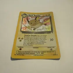 Pokemon TCG 2002 Legendary Collection Dark Raichu Holo Rare Card 7/110 - Image 3