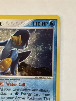 Swampert 13/109 Ruby and Sapphire Holo Pokemon Card Vintage - Image 3