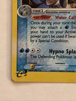 Swampert 13/109 Ruby and Sapphire Holo Pokemon Card Vintage - Image 5