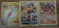 Charizard TG03 Bundle with Tool Scrapper, Dark Charmeleon other cards and binder - Image 1