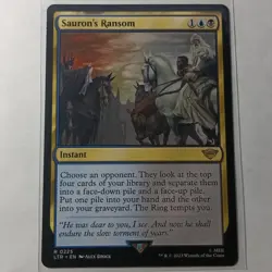 Sauron's Ransom (225/943) The Lord of the Rings Tales of Middle-earth MP FOIL - Image 1