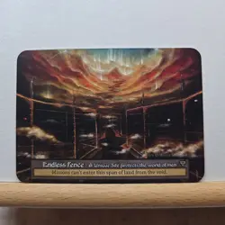 Endless Fence Non Foil Unique site Sorcery Contested Realm Gothic - Image 1