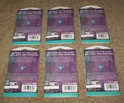 MAGIC THE GATHERING, LORWYN ECLIPSED, PLAY BOOSTER PACK LOT OF 6 - Image 2