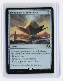 Monument to Endurance MTG Lorwyn Eclipsed #R 237 Promo Pack Stamped Foil - Image 1
