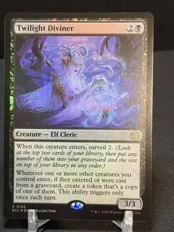 Twighlight Diviner Lorwyn Eclipsed NM MTG FOIL - Image 1