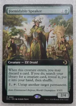 Formidable Speaker 176 Rare - MTG Lorwyn Eclipsed ECL Near mint - Image 1