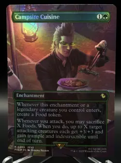 Campsite Cuisine 464 FOIL Borderless - MTG Commander: Final Fantasy - NM✨ - Image 1