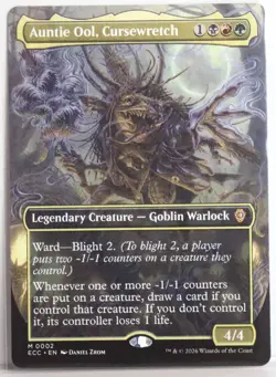 Auntie Ool, Cursewretch [New, Near Mint] Borderless {Lorwyn Eclipsed} - Image 1
