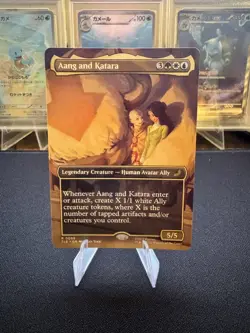Aang and Katara (Borderless) Avatar: The Last Airbender: Eternal-Legal Regular - Image 1