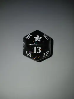 Foundations Bundle Oversized Dice D20 Glitter Spindown MTG Magic Gathering WOE - Image 3