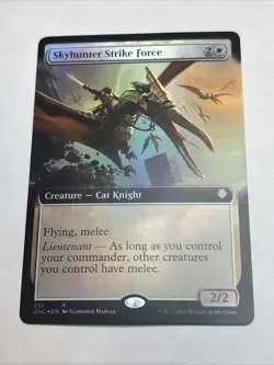 Skyhunter Strike Force (Extended Art) Commander: Phyrexia: All Will Be One Foil - Image 1