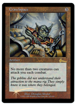 Crawlspace - MTG (SP+/NM Quality FOIL) - Urza's Legacy - See scans!! - Image 1