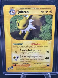 Jolteon 13/144 | Skyridge E-Series | Non-Holo (WoTC, 2003 Pokemon) | - Image 1