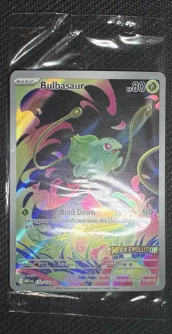 Pokemon TCG Bulbasaur 133/132 Miscellaneous Holo Illustration Rare 80 HP Stamped - Image 1