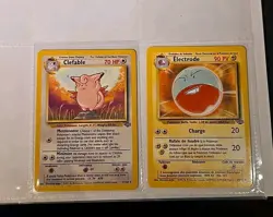 Pokemon Almost Complete Set of Jungle Non Holo Rares Uncommon Common Cards WOTC - Image 1