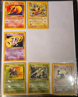 Pokemon Almost Complete Set of Jungle Non Holo Rares Uncommon Common Cards WOTC - Image 3