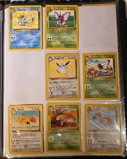 Pokemon Almost Complete Set of Jungle Non Holo Rares Uncommon Common Cards WOTC - Image 5