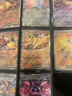 Pokemon TCG My Entire Collection Binder- 640 Card EX V V Star Promos FIRE! Lot - Image 4