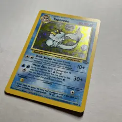 Vaporeon 12/64 Jungle Unlimited HOLO 1999 WOTC Pokemon Card Rare LP / Near Mint - Image 3