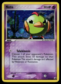 Pokemon Card - Natu Unseen Forces 63/115 Reverse Holo Stamped - Image 1