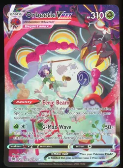 Pokemon TCG Orbeetle VMAX Holo Ultra Rare Full Art Lost Origin TG13/TG30 NM - Image 1