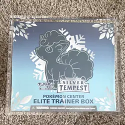 Pokemon TCG Sword Shield Silver Tempest Pokemon Center ETB Sealed - Image 1