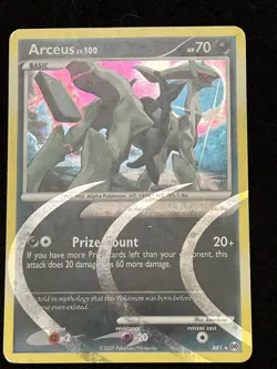 Pokemon ARCEUS AR1 (Holo Rare) Arceus - LP/Light Play - Image 1