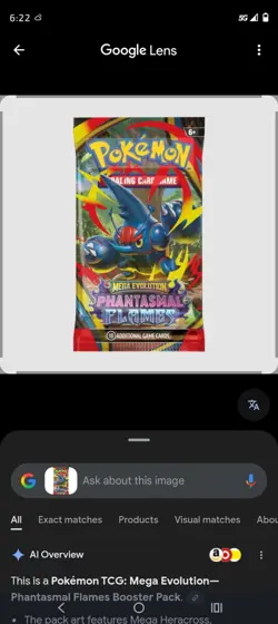 Phantasmal Flames Mega Evolution Additional Pokemon TCG Booster Packs - Image 1