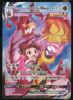 Pokemon TCG Single Strike Urshifu VMAX Holo Character Rare Full Art TG19/TG30 NM - Image 1