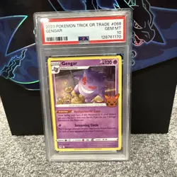 2023 POKEMON TRICK OR TRADE #066 GENGAR PSA 10 - Image 1