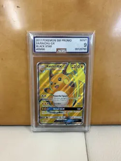 Raichu GX SM90 Black Star Promo Full Art Holo Sun & Moon SM Sun And Moon Pokemon - Image 1