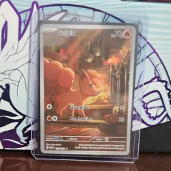 Pokemon TCG Vulpix 138/132 ME01 Mega Evolution Holo Illustration Rare 70 HP - Image 1