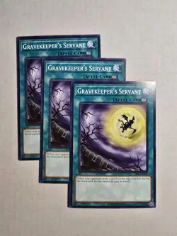 Gravekeeper's Servant 3x SRL-EN031 Spell Ruler (25th Anniversary Edition) x3 - Image 1