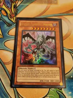 Yugioh Malefic Stardust Dragon JUMP-EN043 Ultra Rare Limited Edition MP - Image 1