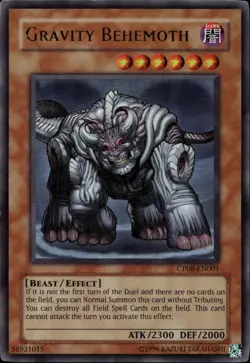 Gravity Behemoth Champion Pack Ultra CP08-EN001 Yu-Gi-Oh! - Image 1