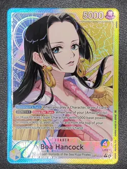 Boa Hancock OP14-041 Alternate Art Leader Foil The Azure Sea's Seven - NM ENG - Image 1