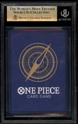 One Piece CCG Dracule Mihawk Legacy of the Master Alt Art OP12-030 BGS 10 - Image 2