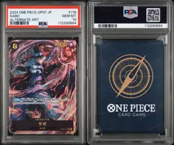 2024 ONE PIECE OP07-500 YEARS IN THE FUTURE ALTERNATE ART #118 SABO PSA 10 - Image 3